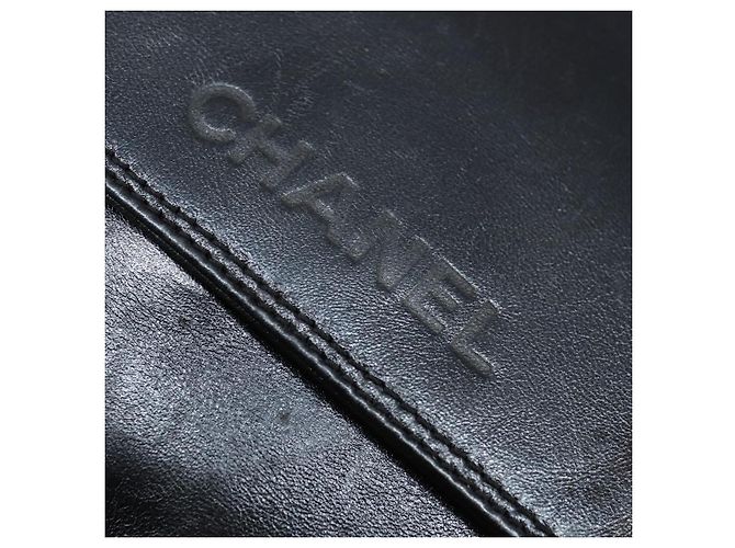 Borsa a Spalla CHANEL in Pelle Nera Oro CC Auth mr1518 Nero D'oro - vista 17