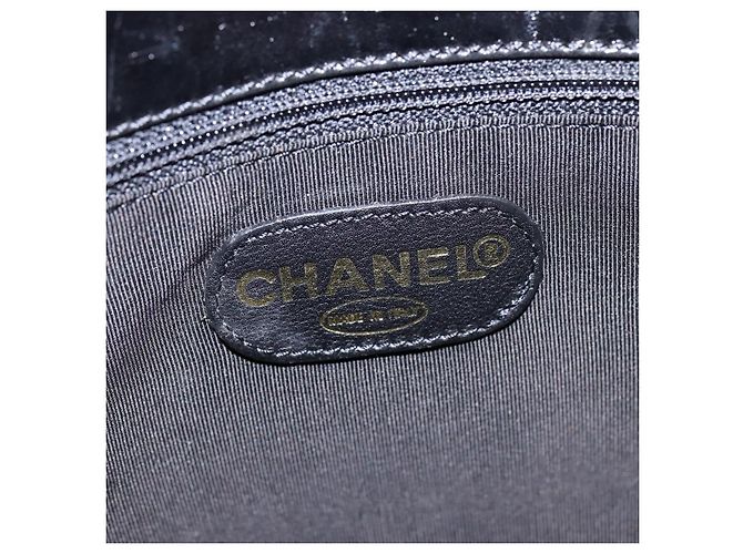 Borsa a Spalla CHANEL in Pelle Nera Oro CC Auth mr1518 Nero D'oro - vista 18