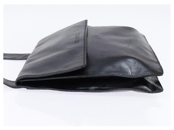 Borsa a Spalla CHANEL in Pelle Nera Oro CC Auth mr1518 Nero D'oro - vista 3