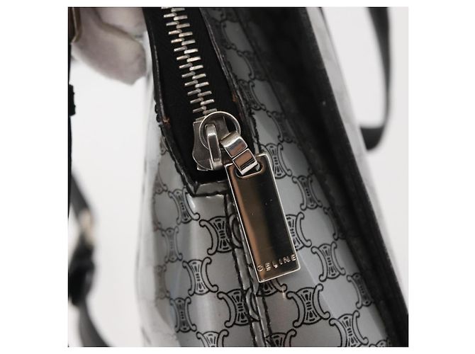 Zaino in tela Macadam CÉLINE Argento Auth 146658 - vista 10