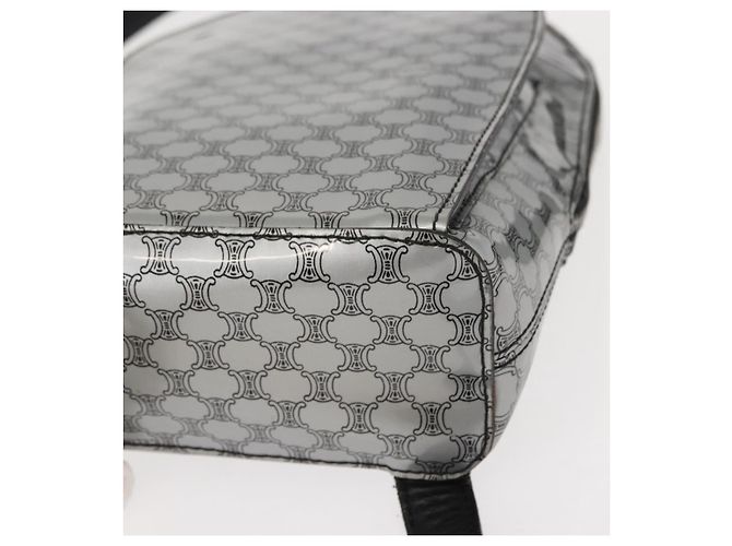 Zaino in tela Macadam CÉLINE Argento Auth 146658 - vista 15