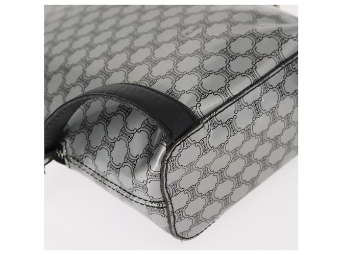 Zaino in tela Macadam CÉLINE Argento Auth 146658 - vista 16