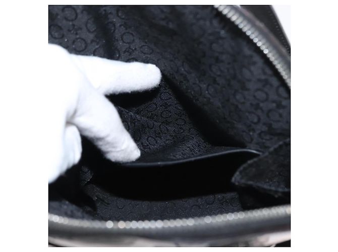 Zaino in tela Macadam CÉLINE Argento Auth 146658 - vista 20
