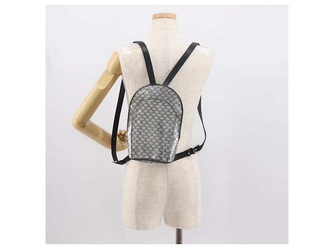 Zaino in tela Macadam CÉLINE Argento Auth 146658 - vista 21