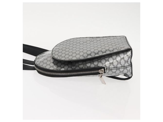 Zaino in tela Macadam CÉLINE Argento Auth 146658 - vista 4