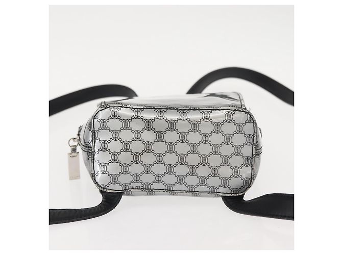 Zaino in tela Macadam CÉLINE Argento Auth 146658 - vista 5