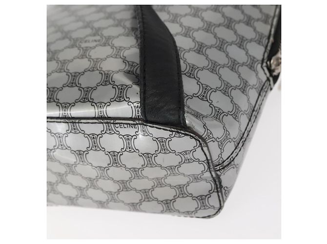 Zaino in tela Macadam CÉLINE Argento Auth 146658 - vista 9