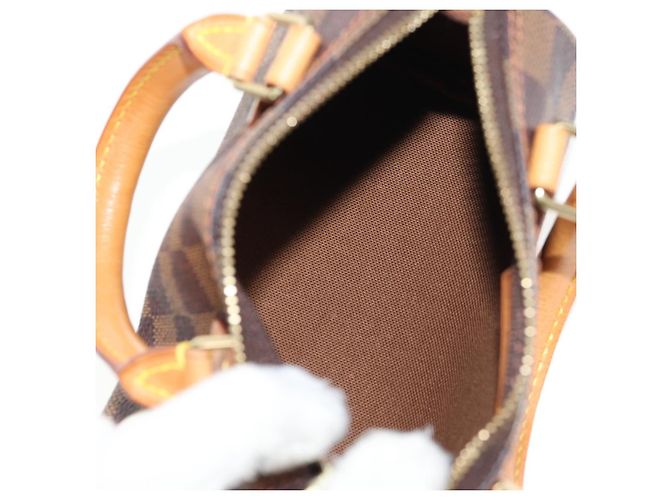 LOUIS VUITTON Mini Speedy Borsa a Mano Damier Ebene LV Auth 137150S - vista 10