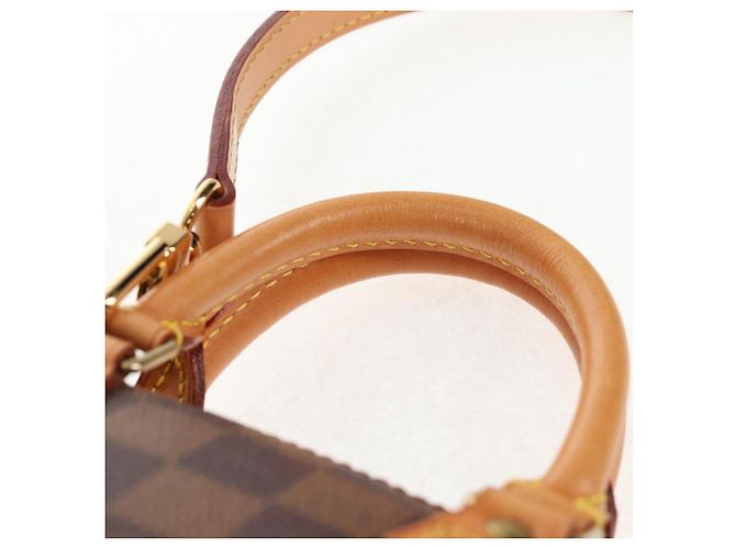 LOUIS VUITTON Mini Speedy Borsa a Mano Damier Ebene LV Auth 137150S - vista 14