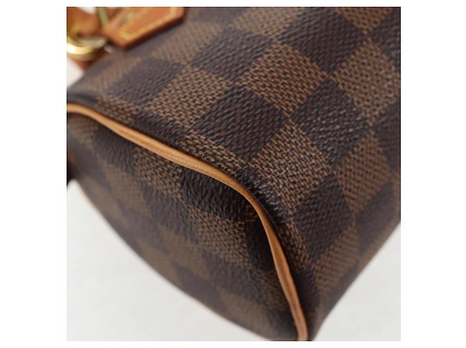 LOUIS VUITTON Mini Speedy Borsa a Mano Damier Ebene LV Auth 137150S - vista 18