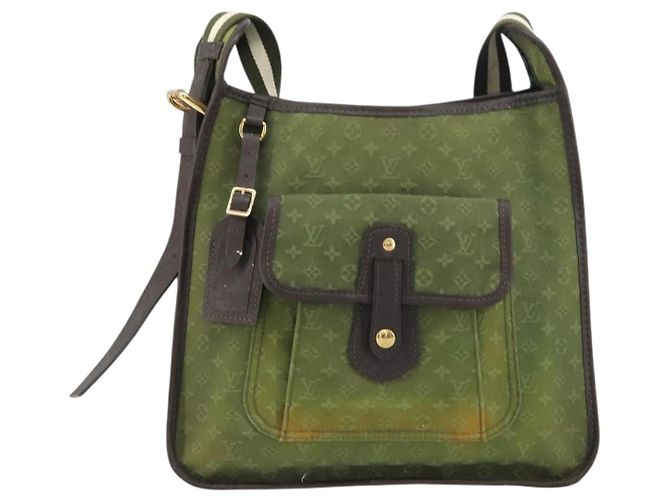 LOUIS VUITTON Mini Borsa Monogramma Mary Kate TST Khaki M92322 LV Auth BA8594 Cachi - vista 13