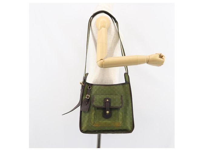 LOUIS VUITTON Mini Borsa Monogramma Mary Kate TST Khaki M92322 LV Auth BA8594 Cachi - vista 24