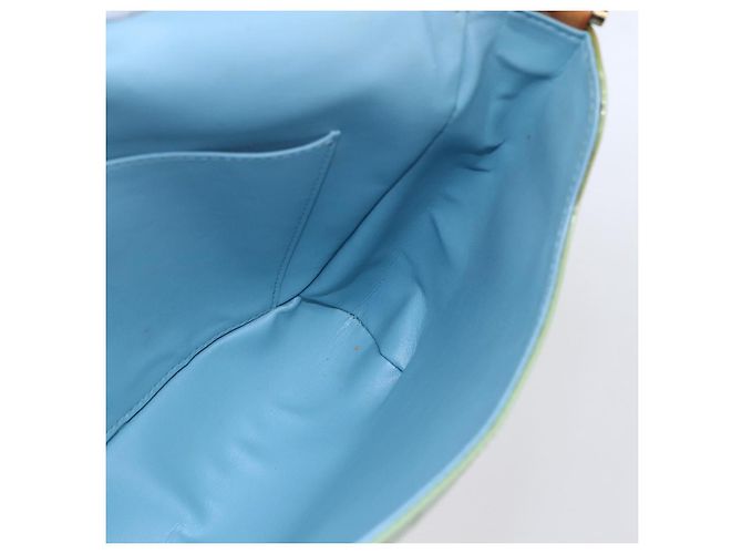 LOUIS VUITTON Borsa Thompson Street Monogram Vernis Blu Baby M91009 Auth 146149 Blu chiaro - vista 18