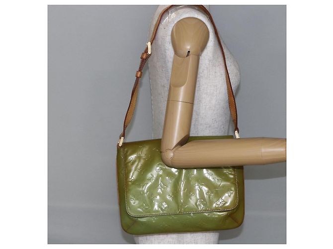 LOUIS VUITTON Borsa Thompson Street Monogram Vernis Blu Baby M91009 Auth 146149 Blu chiaro - vista 20