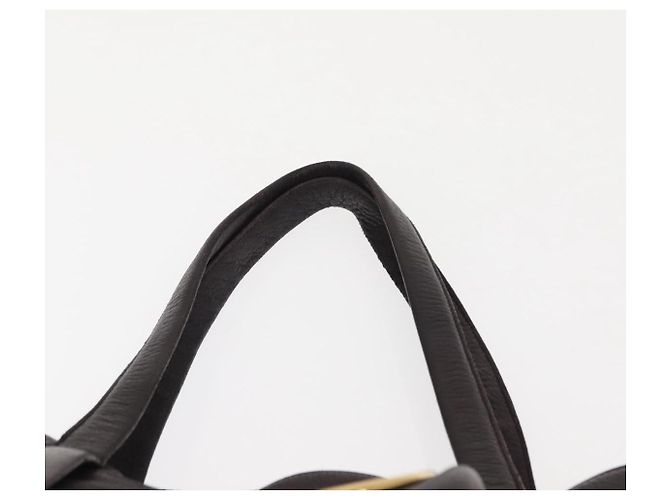 Cartier Borsa Tote Trinity in pelle marrone e oro Auth 145998 D'oro - vista 8