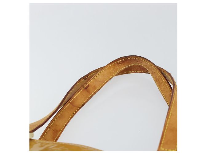 LOUIS VUITTON Borsa a Mano Houston Monogram Vernis Beige M91004 LV Auth bs31721 - vista 14