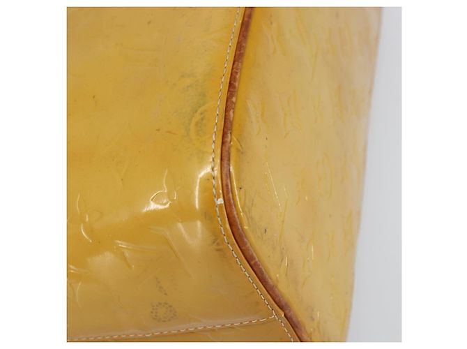 LOUIS VUITTON Borsa a Mano Houston Monogram Vernis Beige M91004 LV Auth bs31721 - vista 15