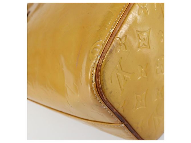LOUIS VUITTON Borsa a Mano Houston Monogram Vernis Beige M91004 LV Auth bs31721 - vista 17