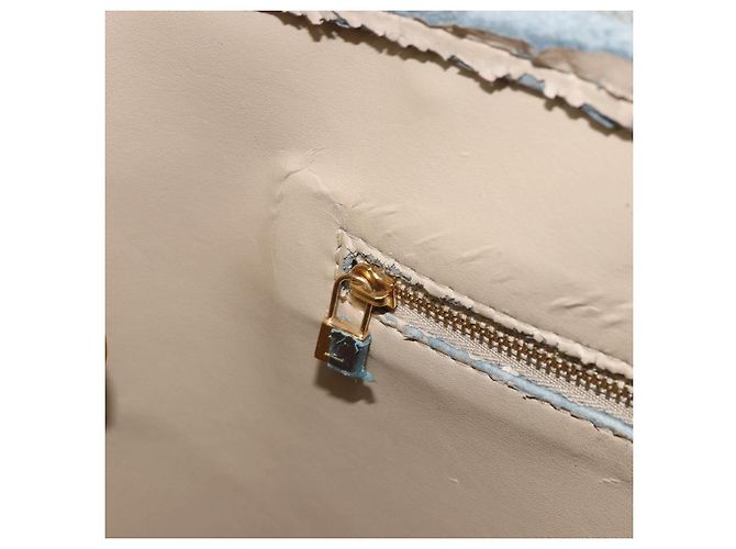 LOUIS VUITTON Borsa a Mano Houston Monogram Vernis Beige M91004 LV Auth bs31721 - vista 23