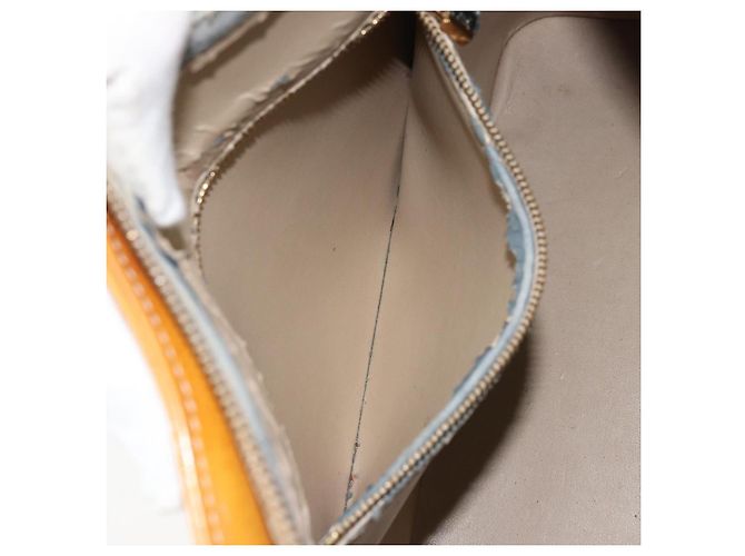 LOUIS VUITTON Borsa a Mano Houston Monogram Vernis Beige M91004 LV Auth bs31721 - vista 24