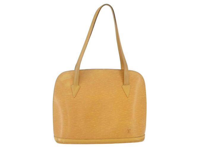 LOUIS VUITTON Borsa a Spalla Epi Lussac Gialla M52289 LV Auth 156993 Giallo - vista 13
