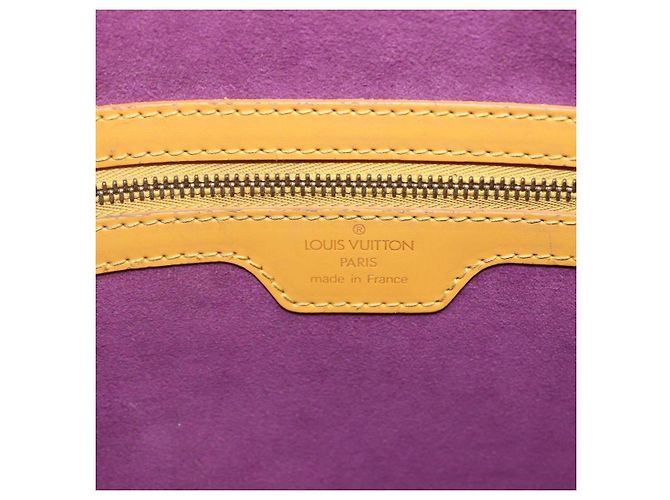 LOUIS VUITTON Borsa a Spalla Epi Lussac Gialla M52289 LV Auth 156993 Giallo - vista 17