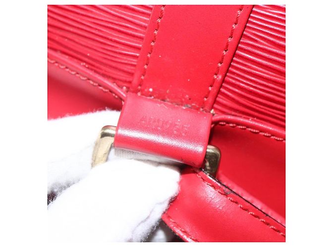 LOUIS VUITTON Borsa a Spalla Epi Randonnee PM Rossa M52357 LV Auth ka752 Rosso - vista 12