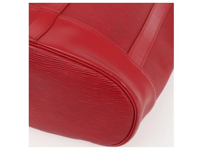 LOUIS VUITTON Borsa a Spalla Epi Randonnee PM Rossa M52357 LV Auth ka752 Rosso - vista 9