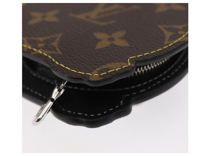 LOUIS VUITTON Portachiavi Monogram L Panda Charm Bianco Nero M03397 Auth 155958SM Monogramma - vista 17