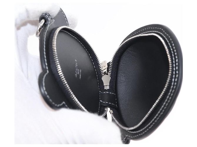 LOUIS VUITTON Portachiavi Monogram L Panda Charm Bianco Nero M03397 Auth 155958SM Monogramma - vista 20