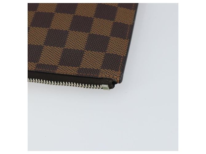 LOUIS VUITTON Pochette Jules GM Damier Savannah Borsa Clutch N63345 LV Auth ti3498 Damier ebene - vista 16