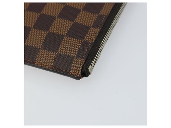 LOUIS VUITTON Pochette Jules GM Damier Savannah Borsa Clutch N63345 LV Auth ti3498 Damier ebene - vista 7