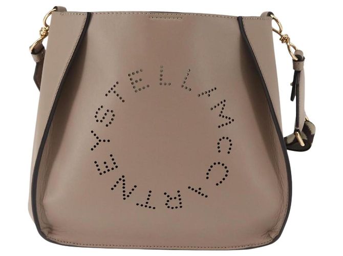 Autre Marque Stella McCartney Schultertasche aus Polyester Beige Auth BA6902 - Ansicht 2