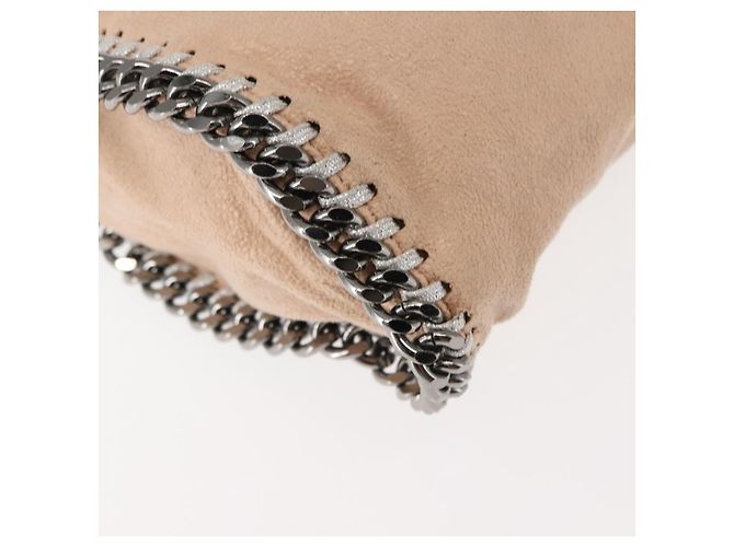 Autre Marque Borsa a Spalla Chain Fabera in Camoscio Rosa Stella McCartney Auth BA6451 - vista 14