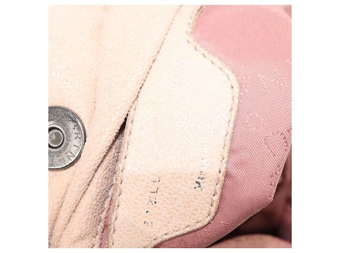 Autre Marque Borsa a Spalla Chain Fabera in Camoscio Rosa Stella McCartney Auth BA6451 - vista 17