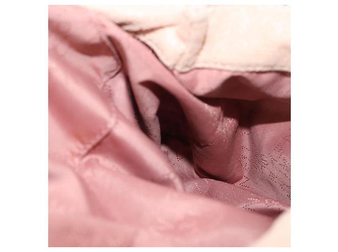 Autre Marque Borsa a Spalla Chain Fabera in Camoscio Rosa Stella McCartney Auth BA6451 - vista 19