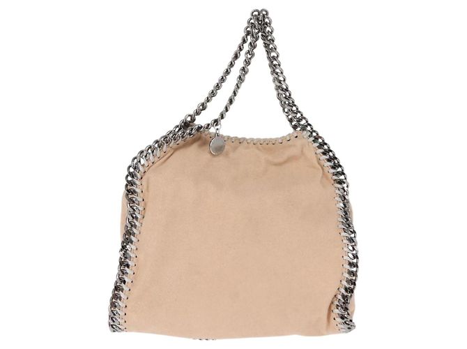 Autre Marque Borsa a Spalla Chain Fabera in Camoscio Rosa Stella McCartney Auth BA6451 - vista 2