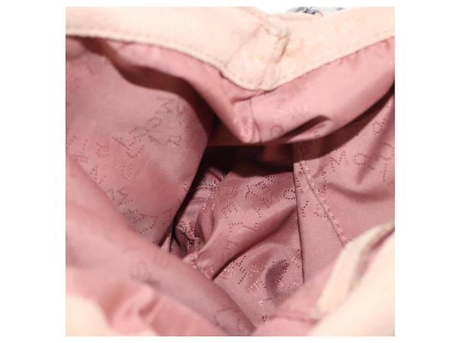 Autre Marque Borsa a Spalla Chain Fabera in Camoscio Rosa Stella McCartney Auth BA6451 - vista 20