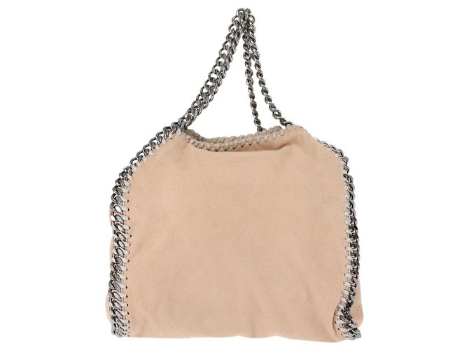 Autre Marque Borsa a Spalla Chain Fabera in Camoscio Rosa Stella McCartney Auth BA6451 - vista 3