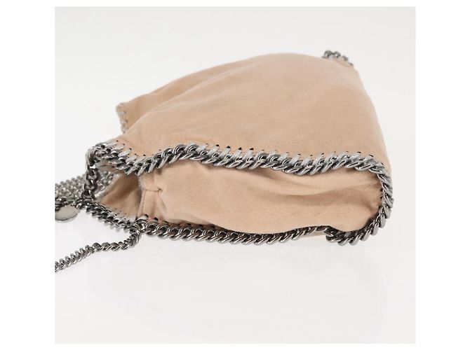 Autre Marque Borsa a Spalla Chain Fabera in Camoscio Rosa Stella McCartney Auth BA6451 - vista 5