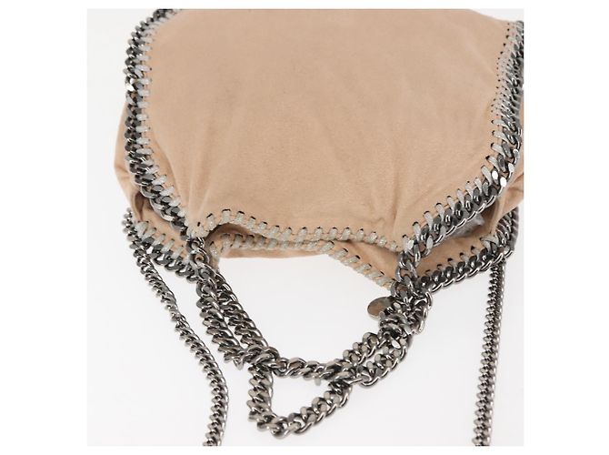Autre Marque Borsa a Spalla Chain Fabera in Camoscio Rosa Stella McCartney Auth BA6451 - vista 6