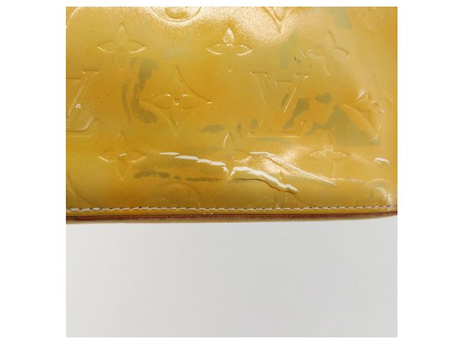 LOUIS VUITTON Borsa a Mano Monogram Vernis Houston Grigio M91053 LV Auth 155923 - vista 10