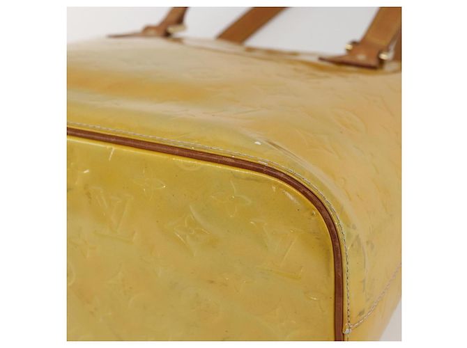 LOUIS VUITTON Borsa a Mano Monogram Vernis Houston Grigio M91053 LV Auth 155923 - vista 14