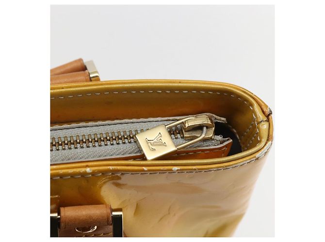 LOUIS VUITTON Borsa a Mano Monogram Vernis Houston Grigio M91053 LV Auth 155923 - vista 17