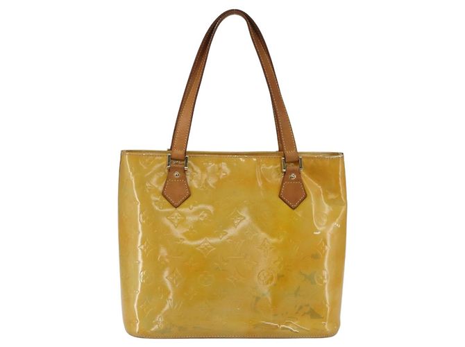LOUIS VUITTON Borsa a Mano Monogram Vernis Houston Grigio M91053 LV Auth 155923 - vista 2