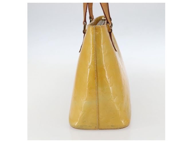 LOUIS VUITTON Borsa a Mano Monogram Vernis Houston Grigio M91053 LV Auth 155923 - vista 4