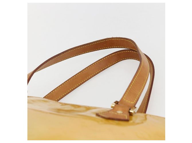 LOUIS VUITTON Borsa a Mano Monogram Vernis Houston Grigio M91053 LV Auth 155923 - vista 8