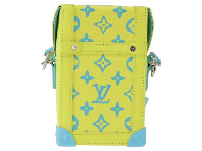 LOUIS VUITTON Borsa Trunk Vertical Playground Monogram Gialla M82007 Auth 151204SM - vista 2