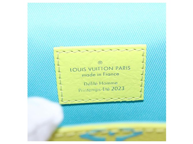 LOUIS VUITTON Borsa Trunk Vertical Playground Monogram Gialla M82007 Auth 151204SM - vista 20