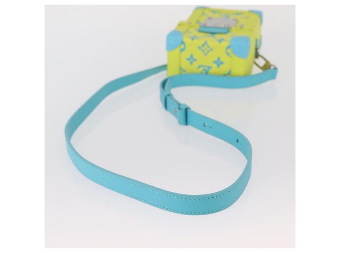 LOUIS VUITTON Borsa Trunk Vertical Playground Monogram Gialla M82007 Auth 151204SM - vista 7